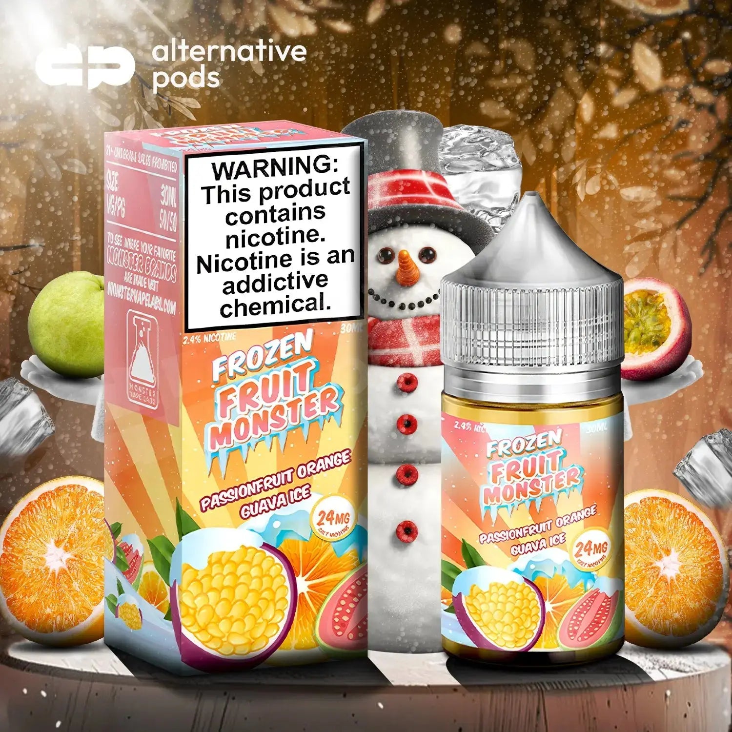 Frozen Fruit Monster Synthetic Nicotine Salt E-Liquid 30ML - Alternative pods | Online Vape & Smoke Shop