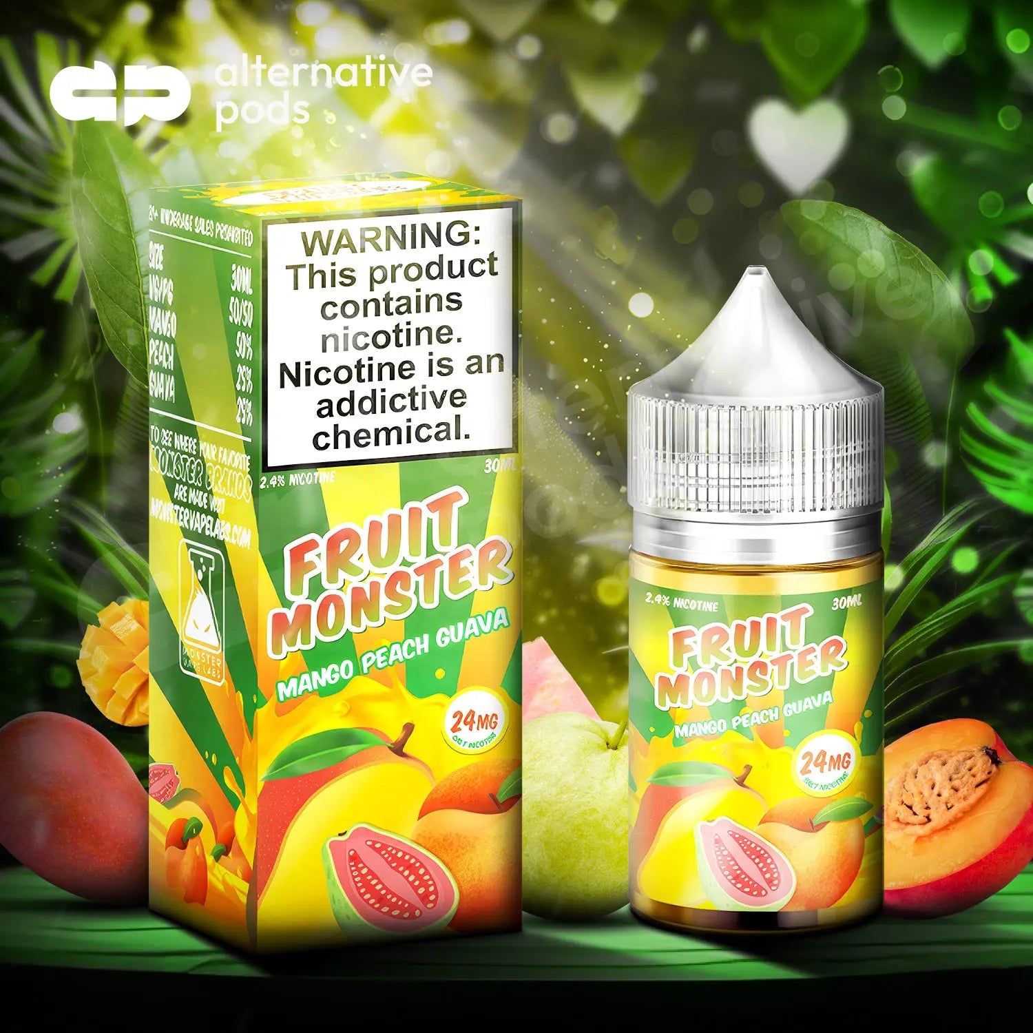 Fruit Monster Synthetic Nicotine Salt E-Liquid 30ML - Alternative pods | Online Vape & Smoke Shop