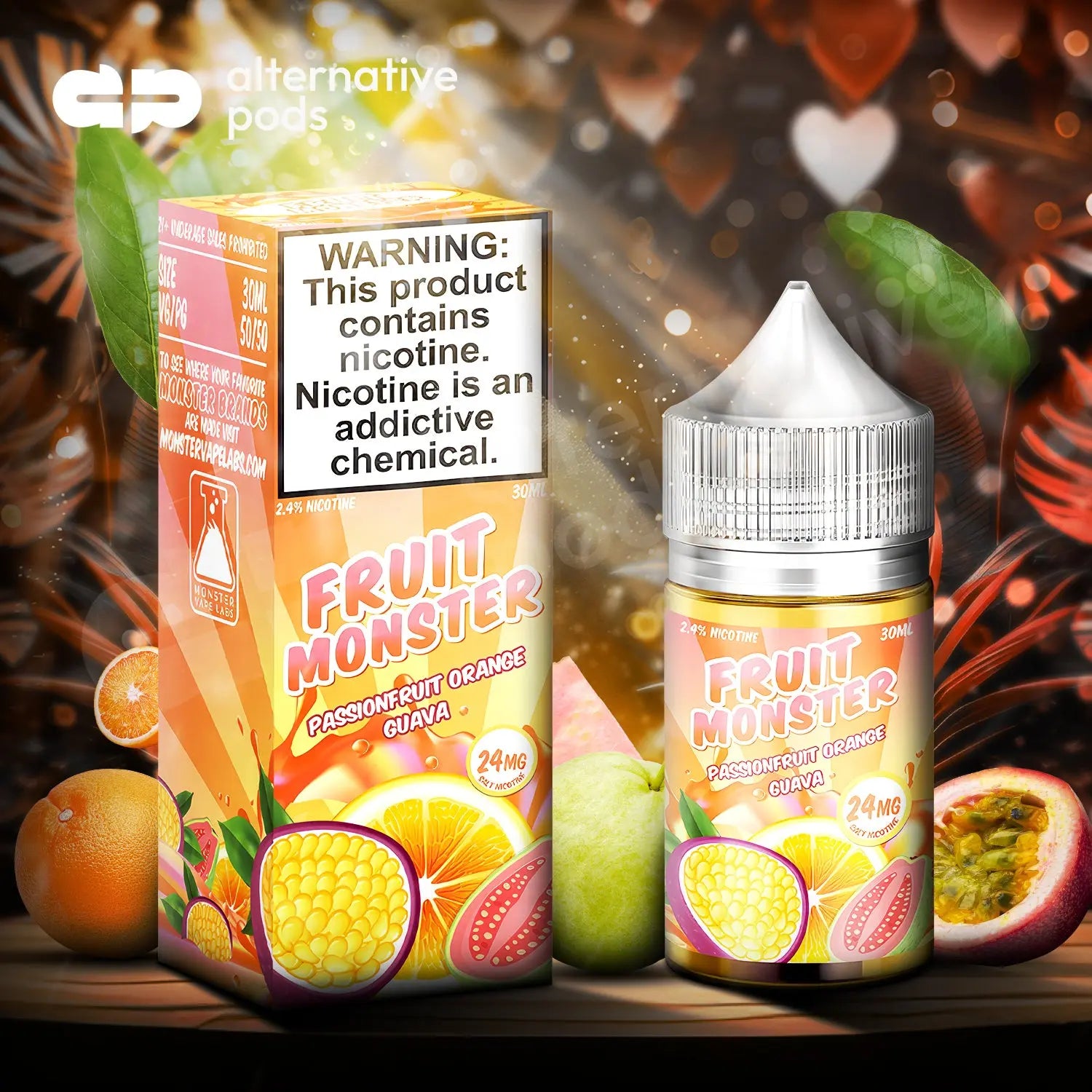 Fruit Monster Synthetic Nicotine Salt E-Liquid 30ML - Alternative pods | Online Vape & Smoke Shop