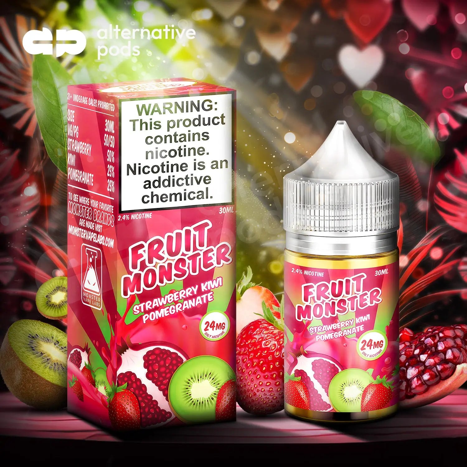 Fruit Monster Synthetic Nicotine Salt E-Liquid 30ML - Alternative pods | Online Vape & Smoke Shop