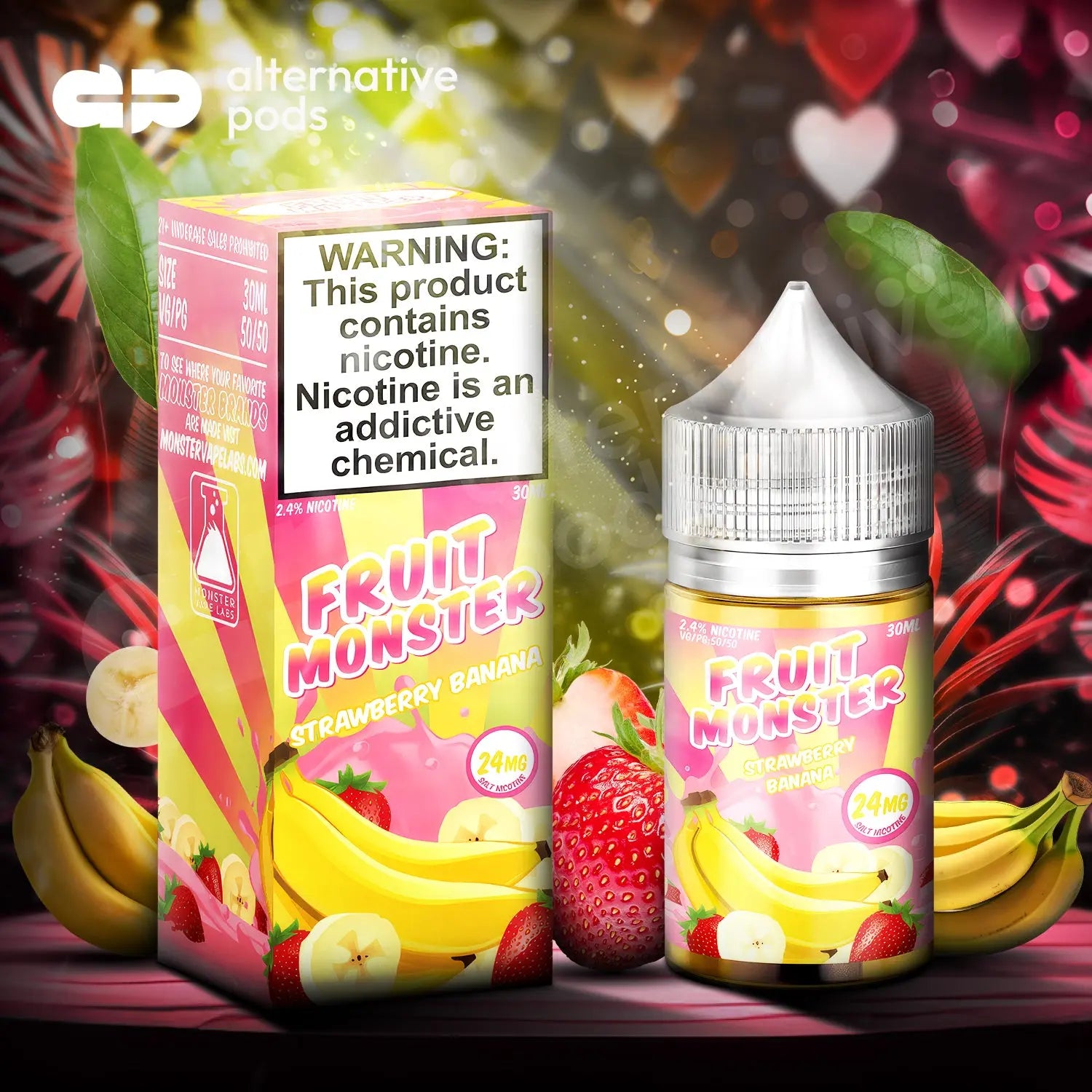 Fruit Monster Synthetic Nicotine Salt E-Liquid 30ML - Alternative pods | Online Vape & Smoke Shop