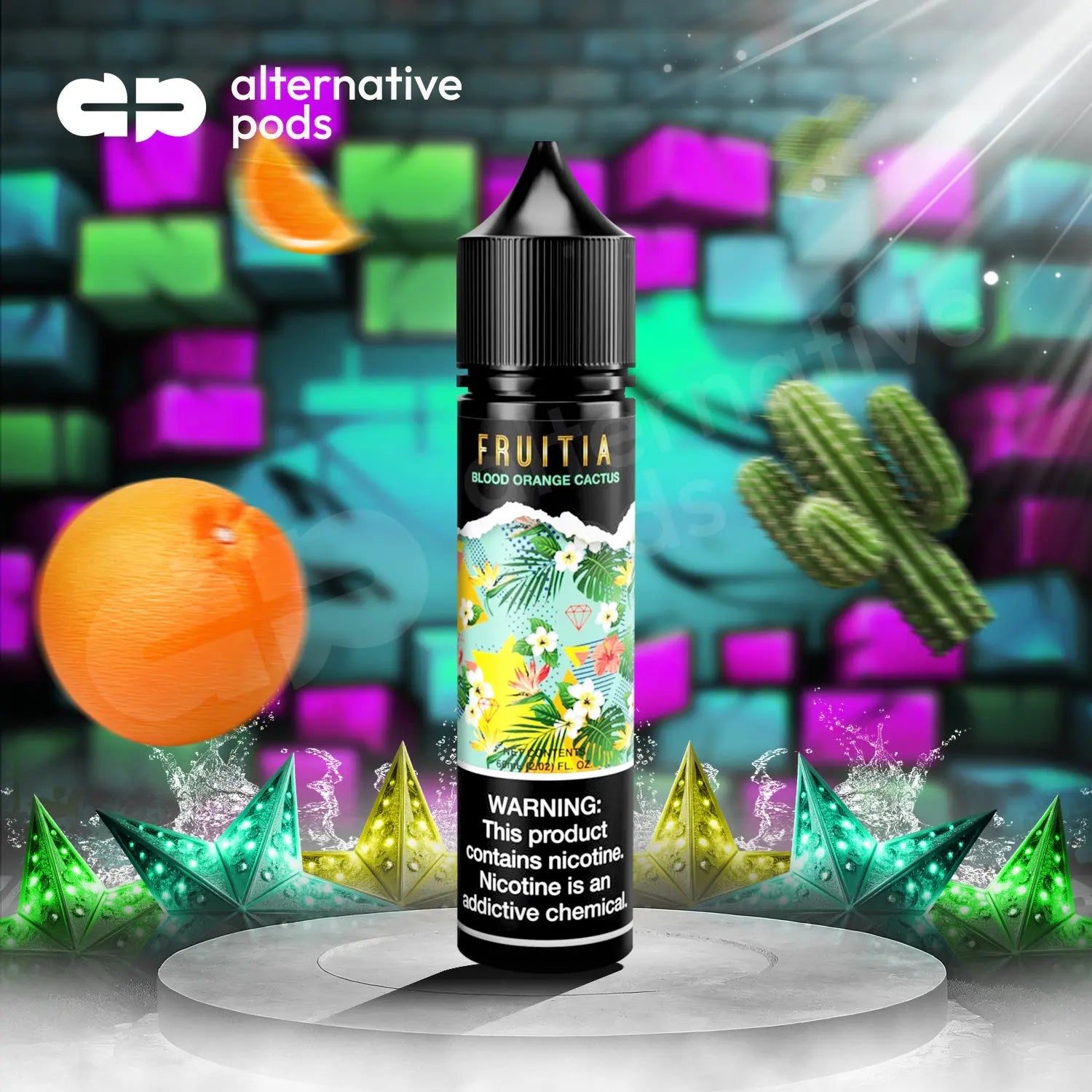 Fruitia E-Liquid By Fresh Farms 60ML - Blood Orange Cactus 