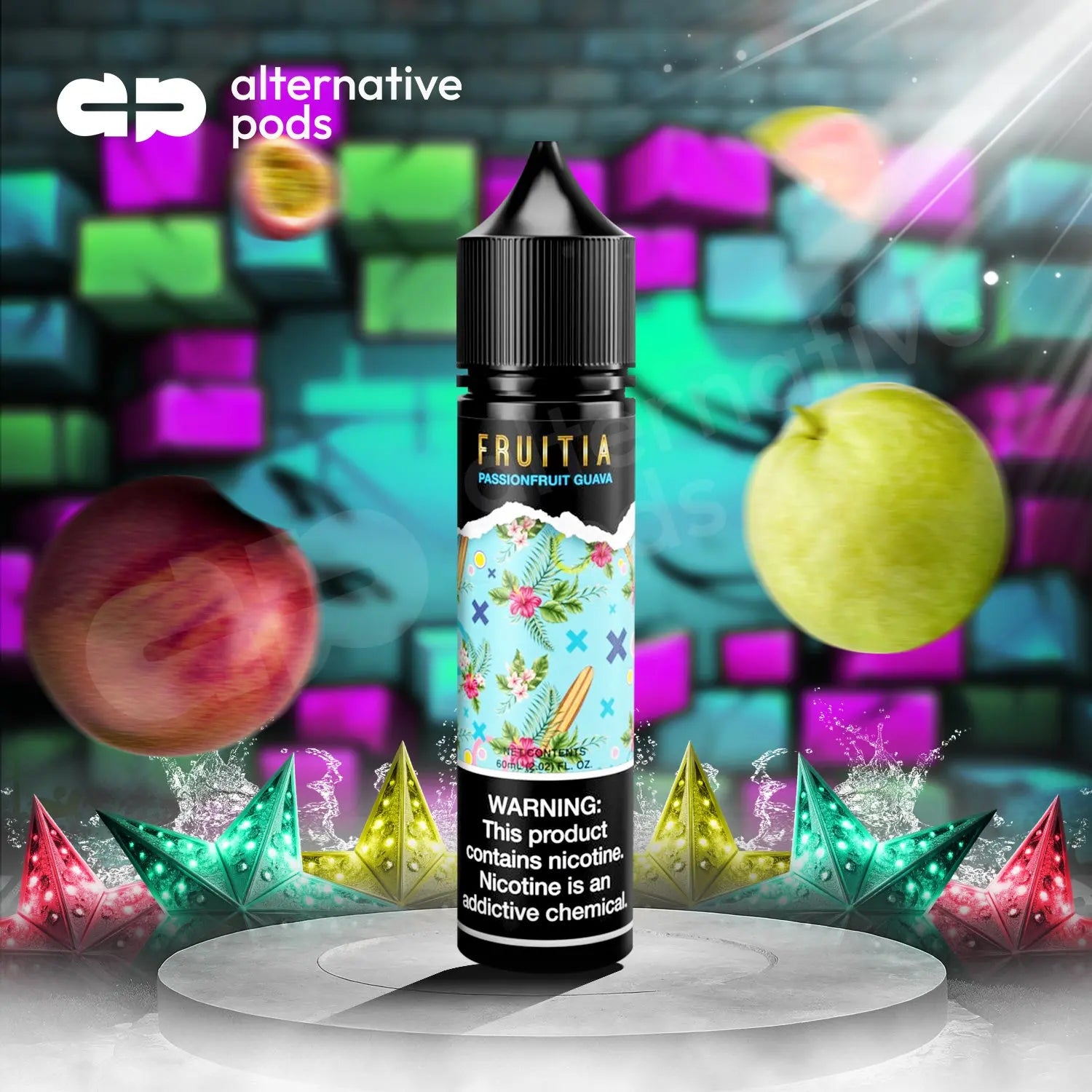 Fruitia E-Liquid By Fresh Farms 60ML - Passionfruit Guava 