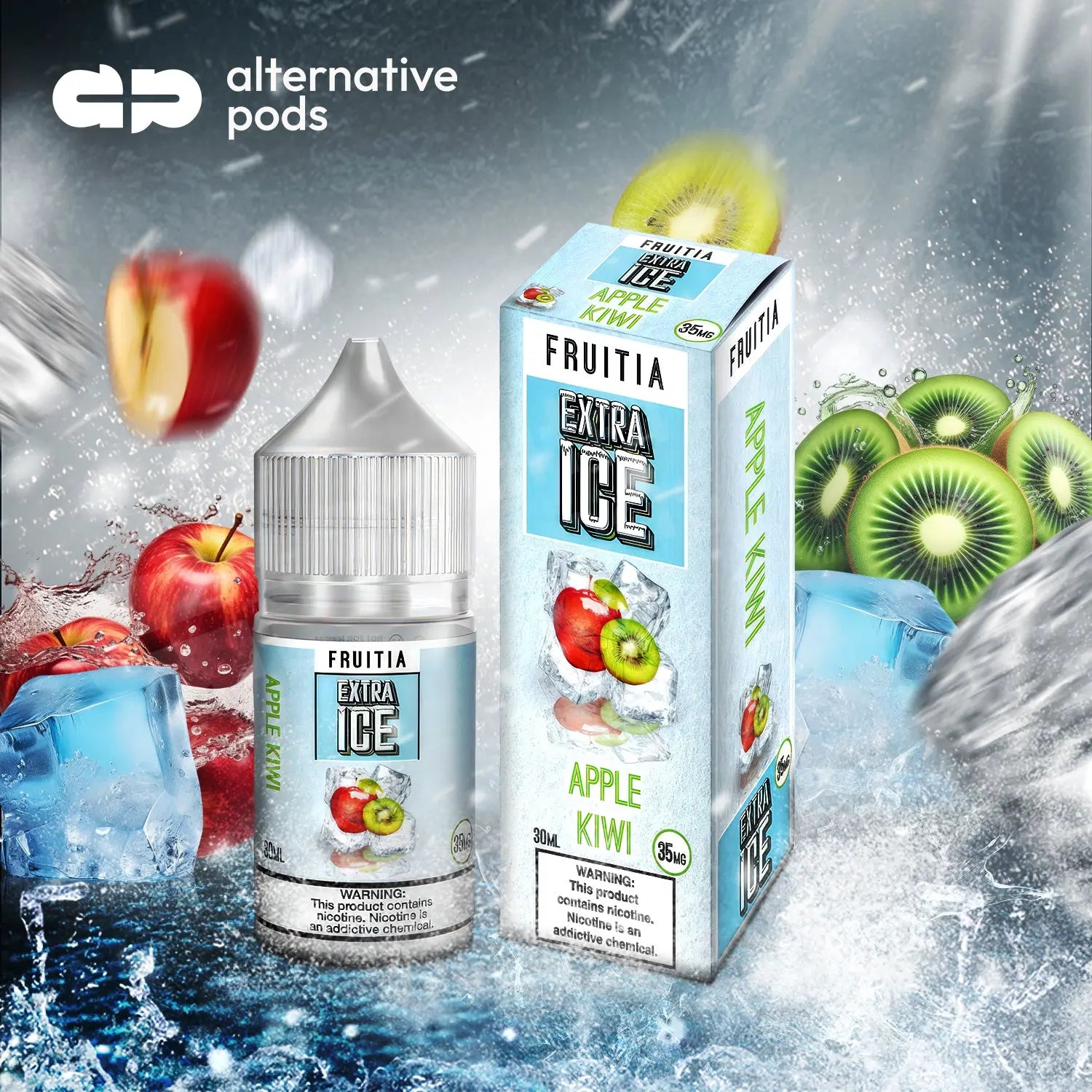 Fruitia Extra Ice Nicotine Salt E-Liquid 30ML - Alternative pods | Online Vape & Smoke Shop