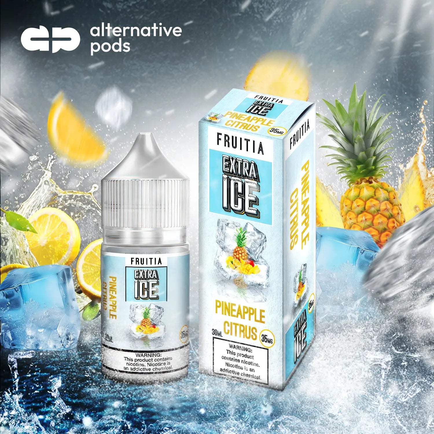 Fruitia Extra Ice Nicotine Salt E-Liquid 30ML - Alternative pods | Online Vape & Smoke Shop