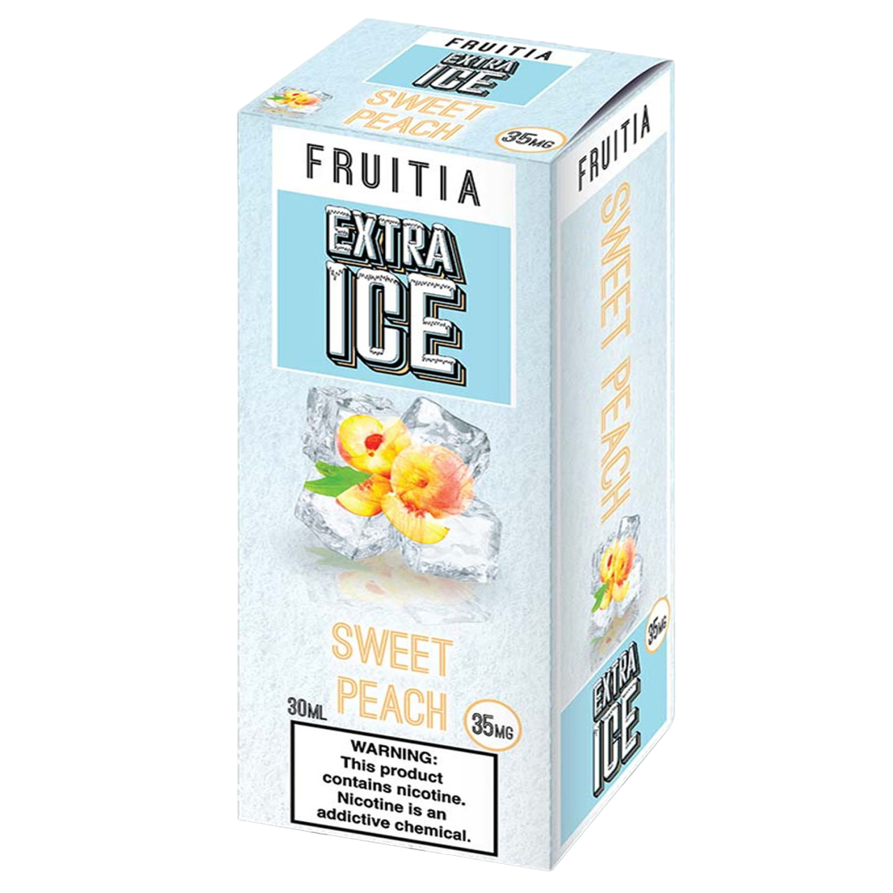 Fruitia Extra Ice Nicotine Salt E-Liquid 30ML - Sweet Peach