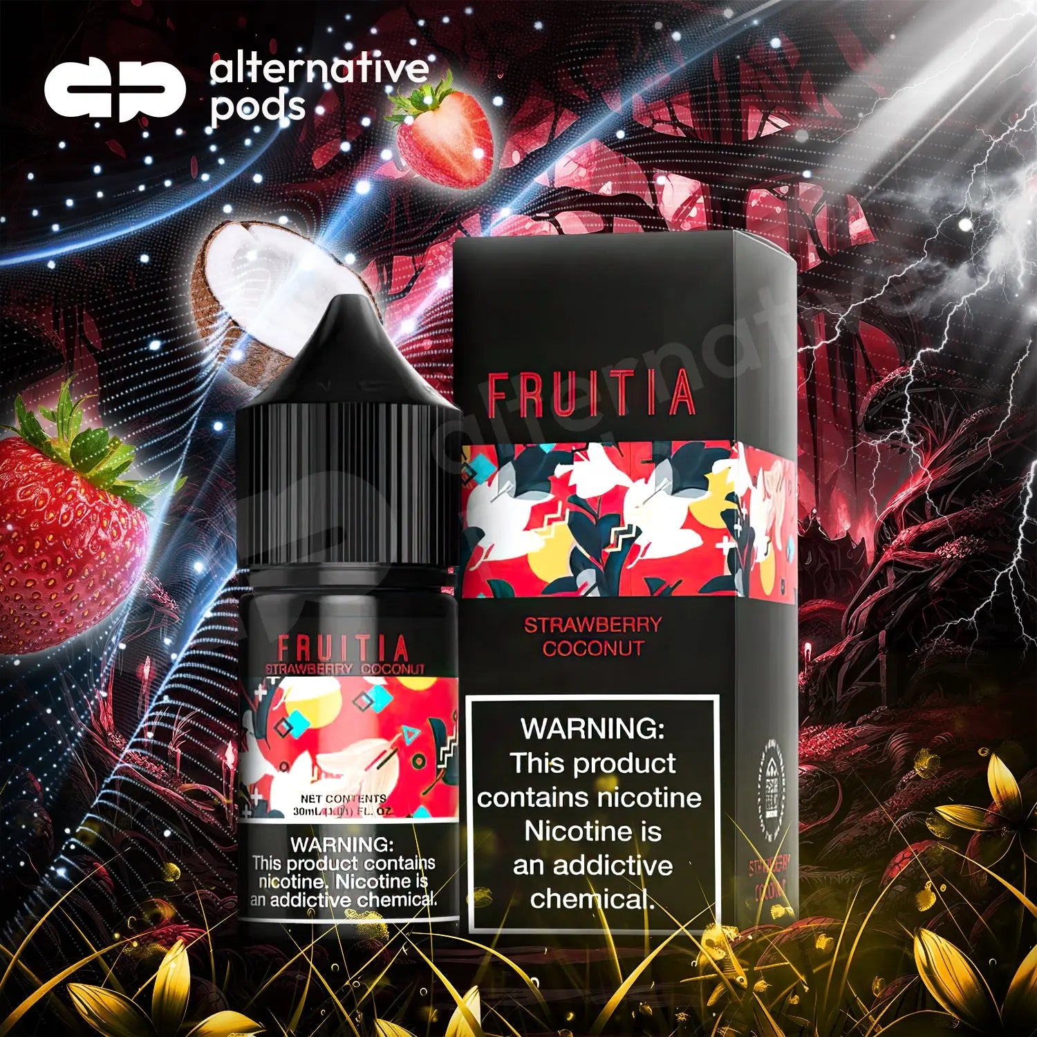 Fruitia Nicotine Salt E-Liquid By Fresh Farms 30ML - Alternative pods | Online Vape & Smoke Shop