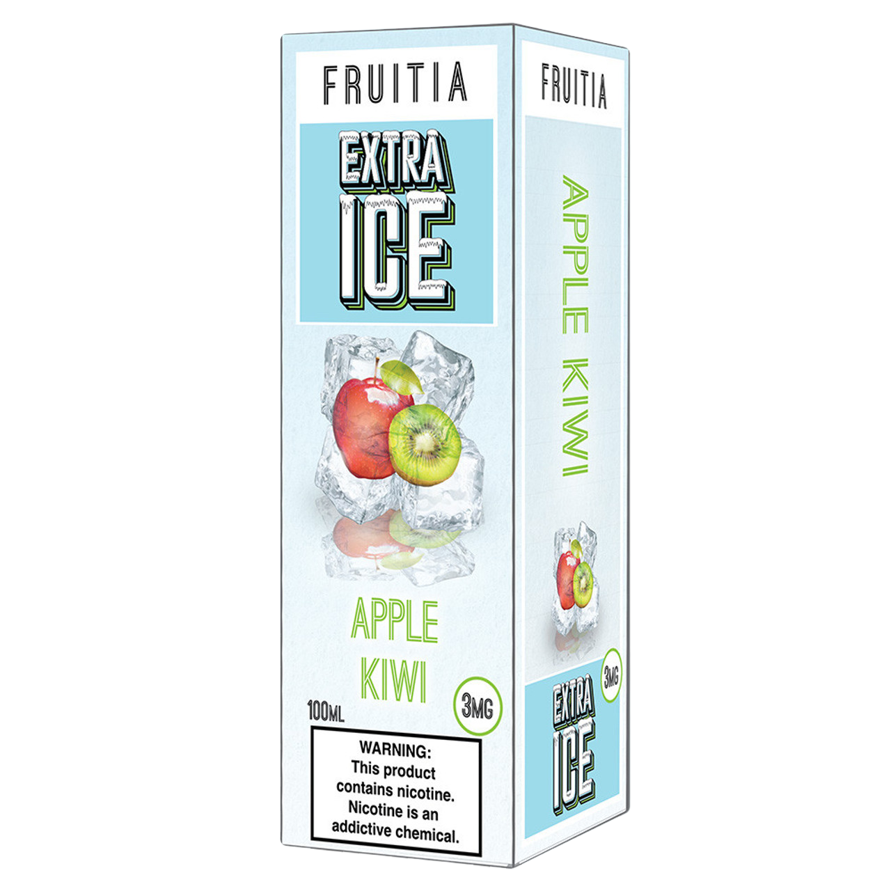 Fruitia Extra Ice E-Liquid 100ML - Apple Kiwi 
