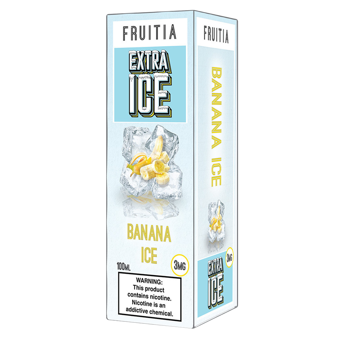 Fruitia Extra Ice E-Liquid 100ML - Banana Ice 