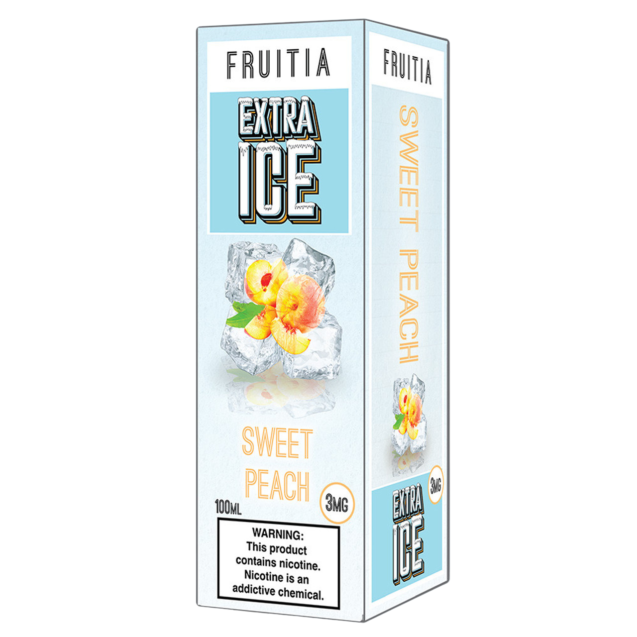 Fruitia Extra Ice E-Liquid 100ML - Sweet Peach 