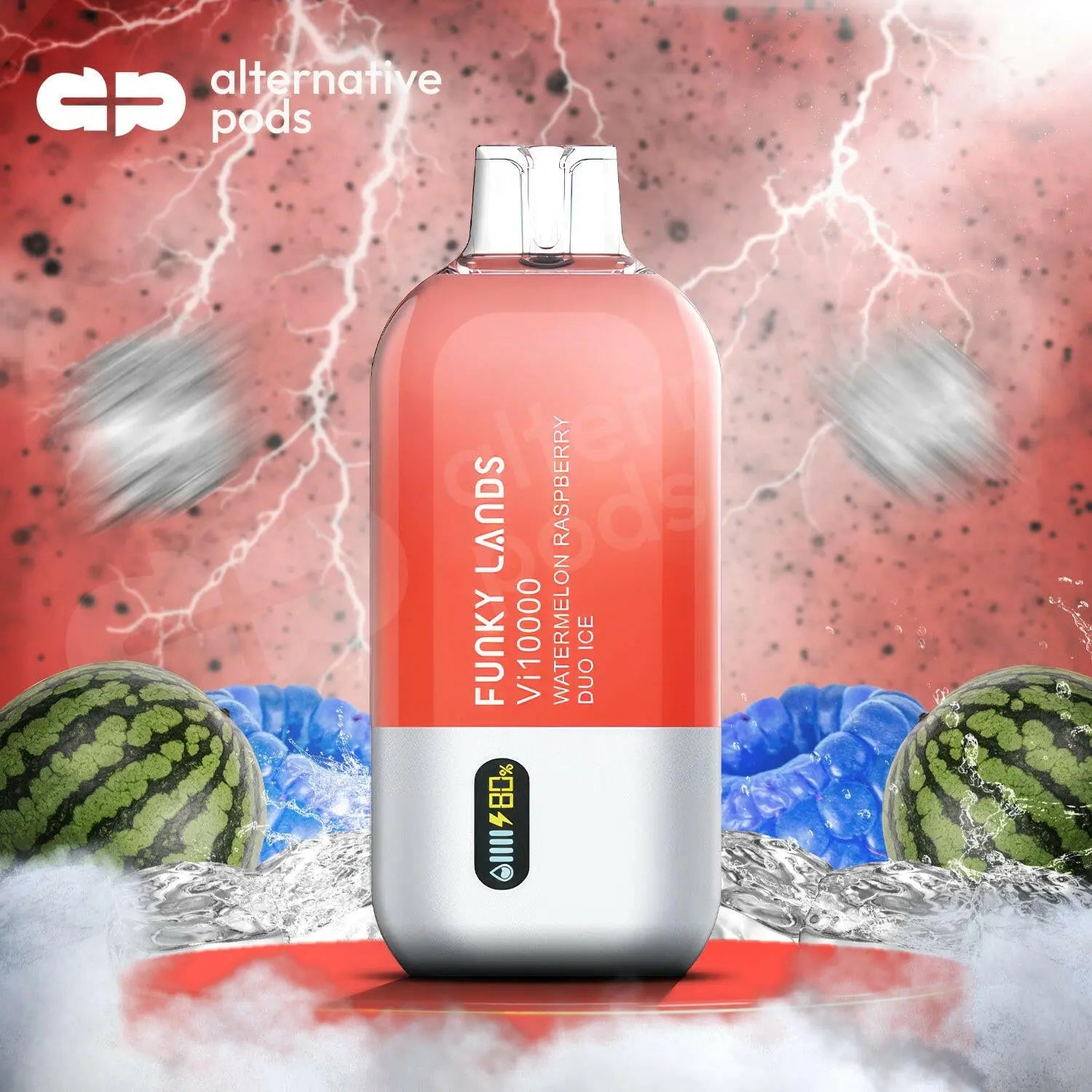 Funky Lands Vi10000 - Watermelon Raspberry Duo Ice 