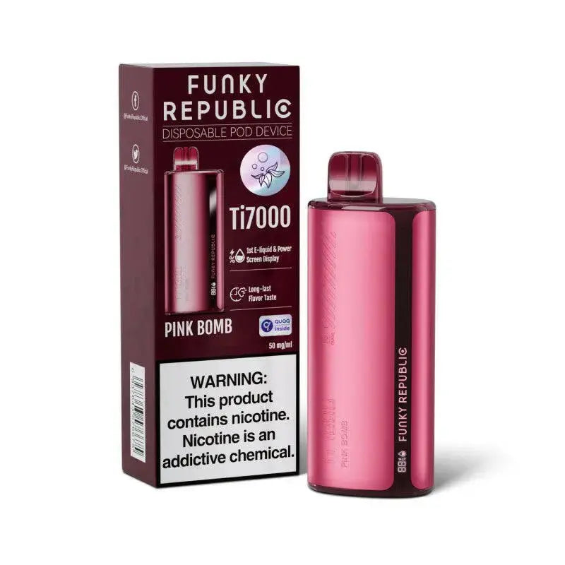 Funky Republic Ti7000 Disposable - Pink Bomb 