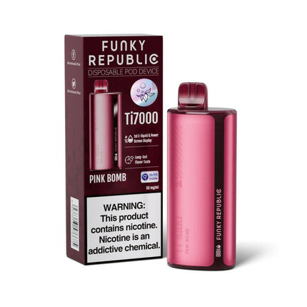 Funky Republic Ti7000 Disposable-Pink Bomb