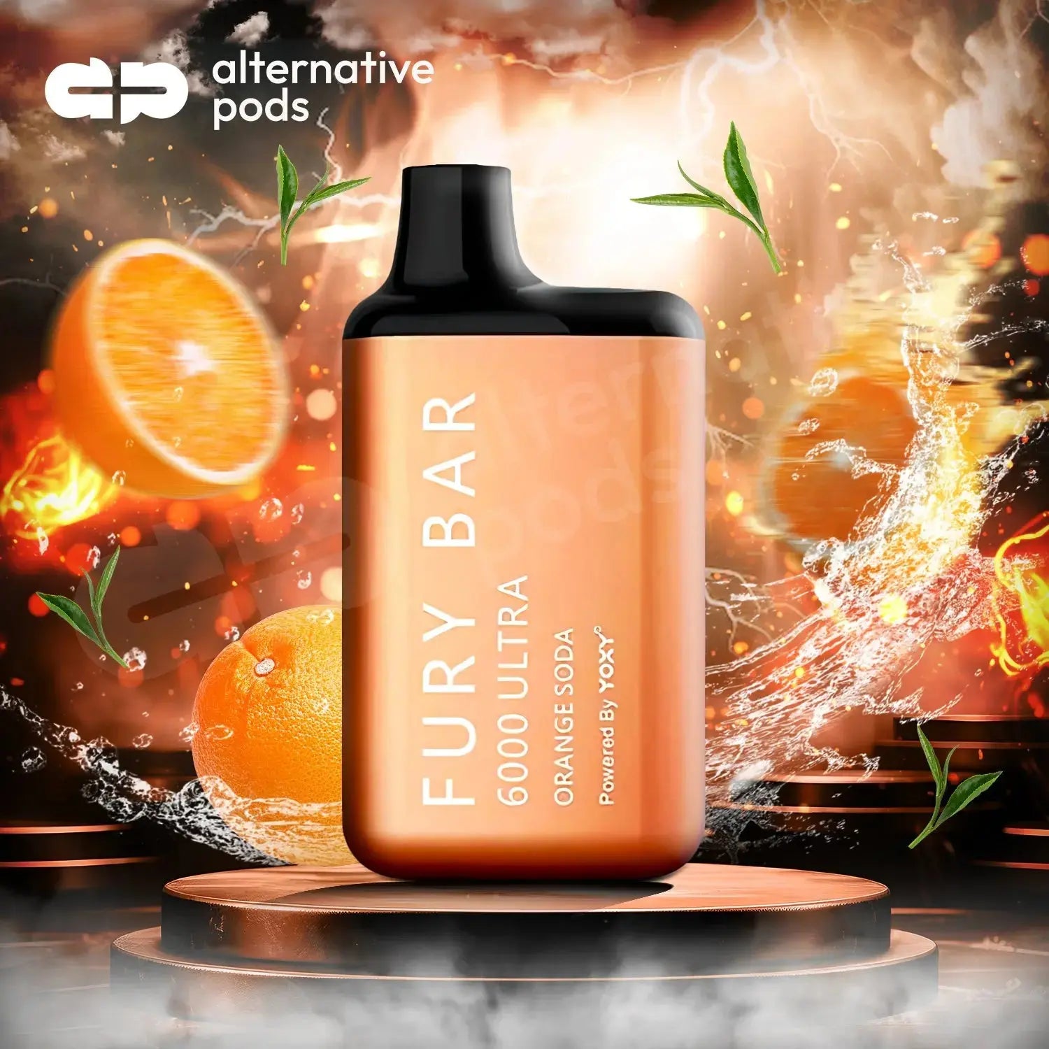 Fury Bar 6000 EB Limited Edition Disposable Vape - Orange Soda 