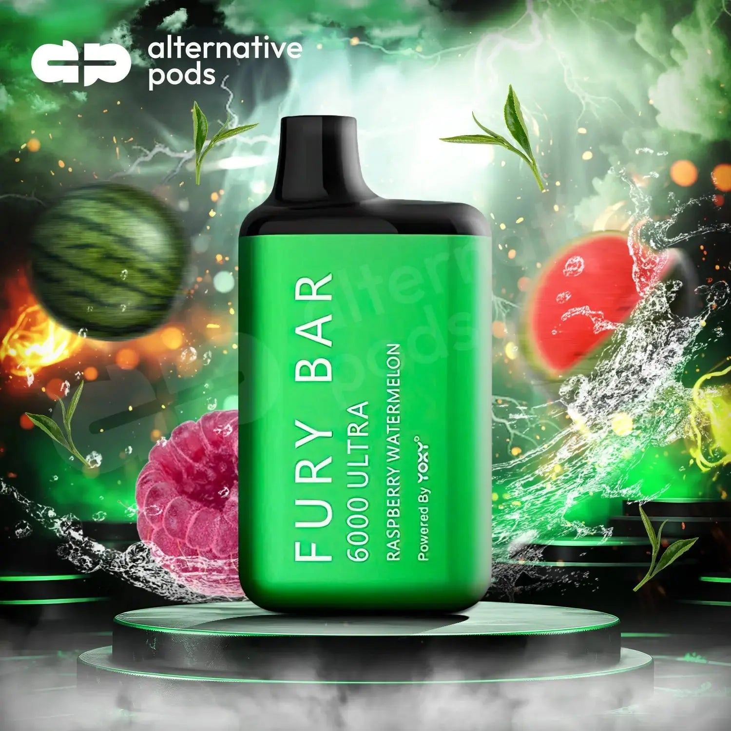 Fury Bar 6000 EB Limited Edition Disposable Vape - Raspberry Watermelon 