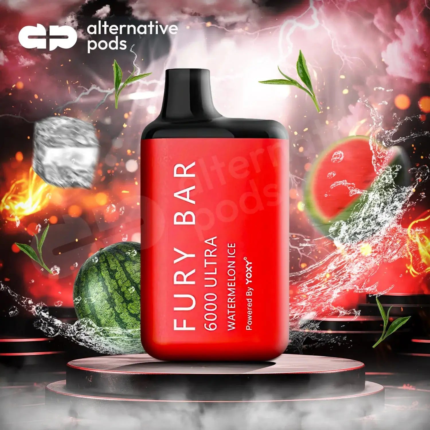 Fury Bar 6000 EB Limited Edition Disposable Vape - Watermelon Ice 