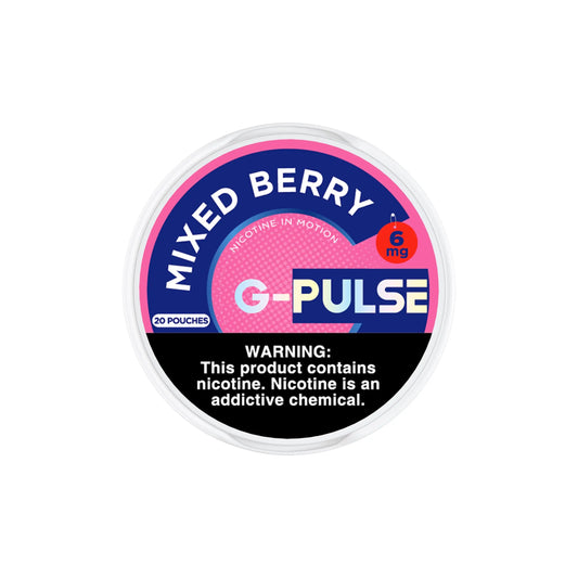 G-Pulse Nicotine Pouches - Mixed Berry 