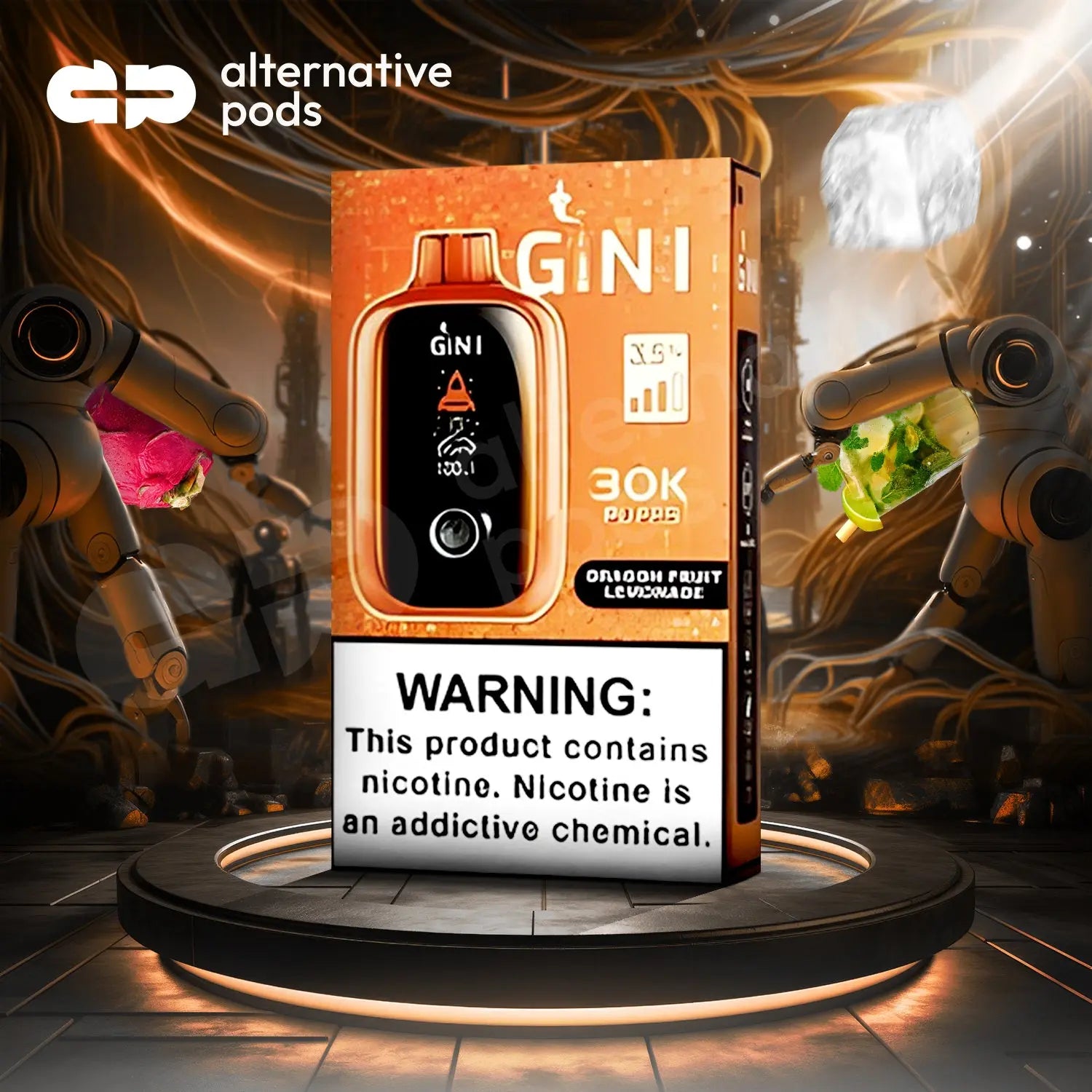 GINI GN30000 Disposable - Dragon Fruits Lemonade 