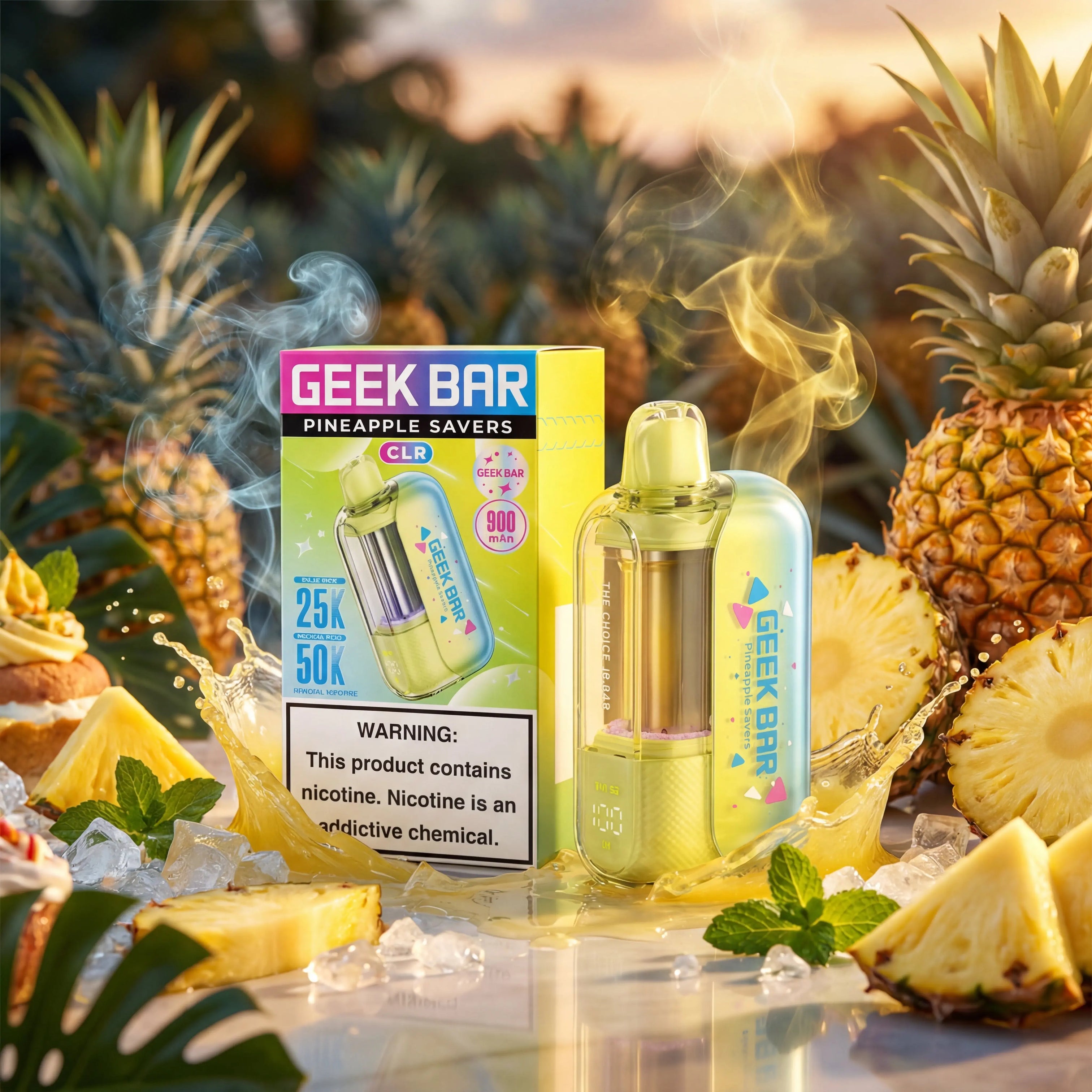 Geek Bar CLR Disposable 5% 50K Puff Rechargeable Vape Geek Bar CLR Disposable 5% 50K Puff Rechargeable Vape