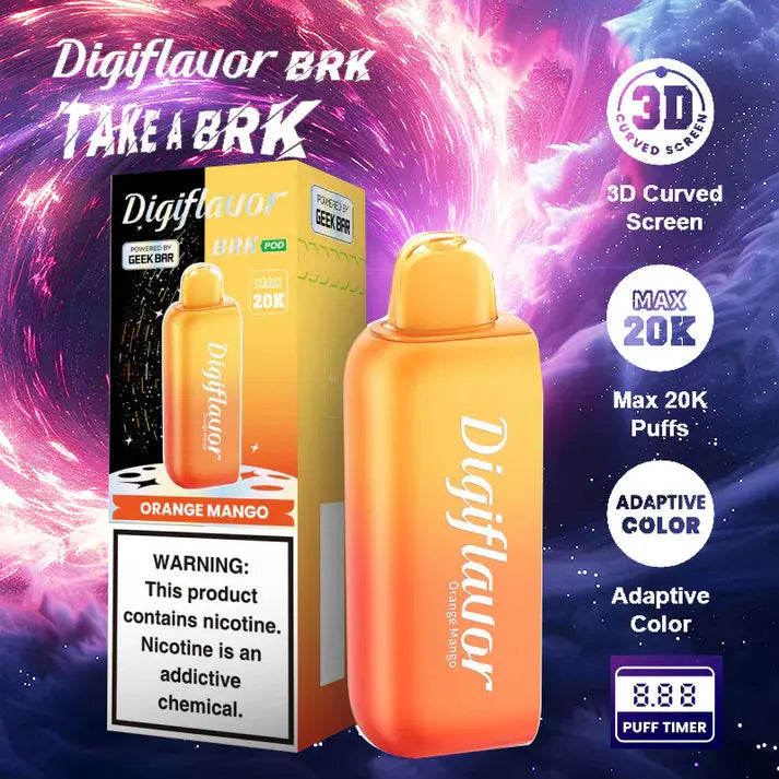 Geek Bar Digi Flavor 20K BRK Pod - Orange Mango 
