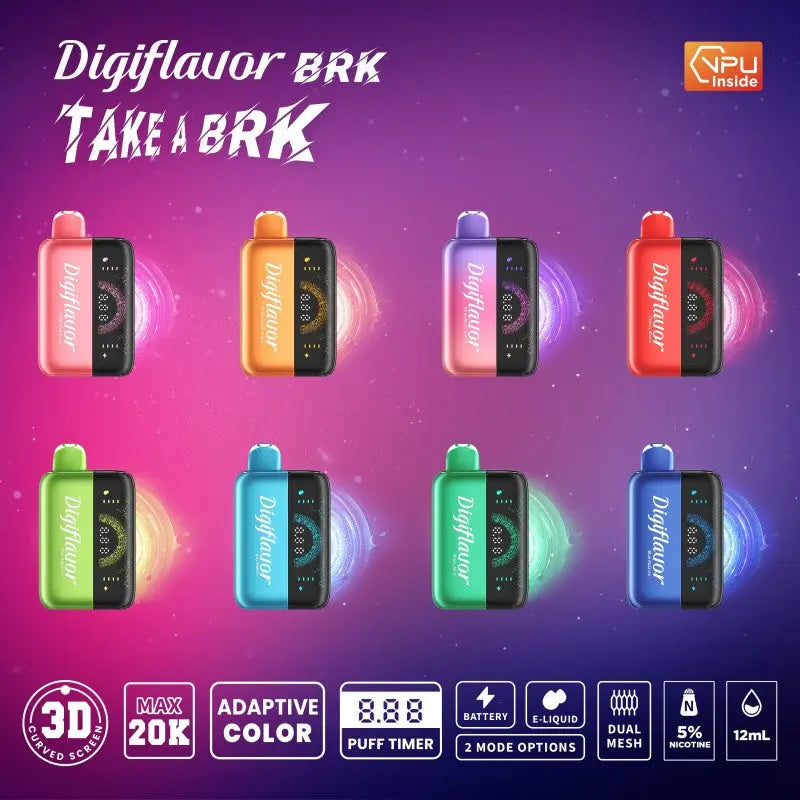 Geek Bar Digi Flavor 20K BRK KIT Vape Geek Bar Digi Flavor 20K BRK KIT Vape