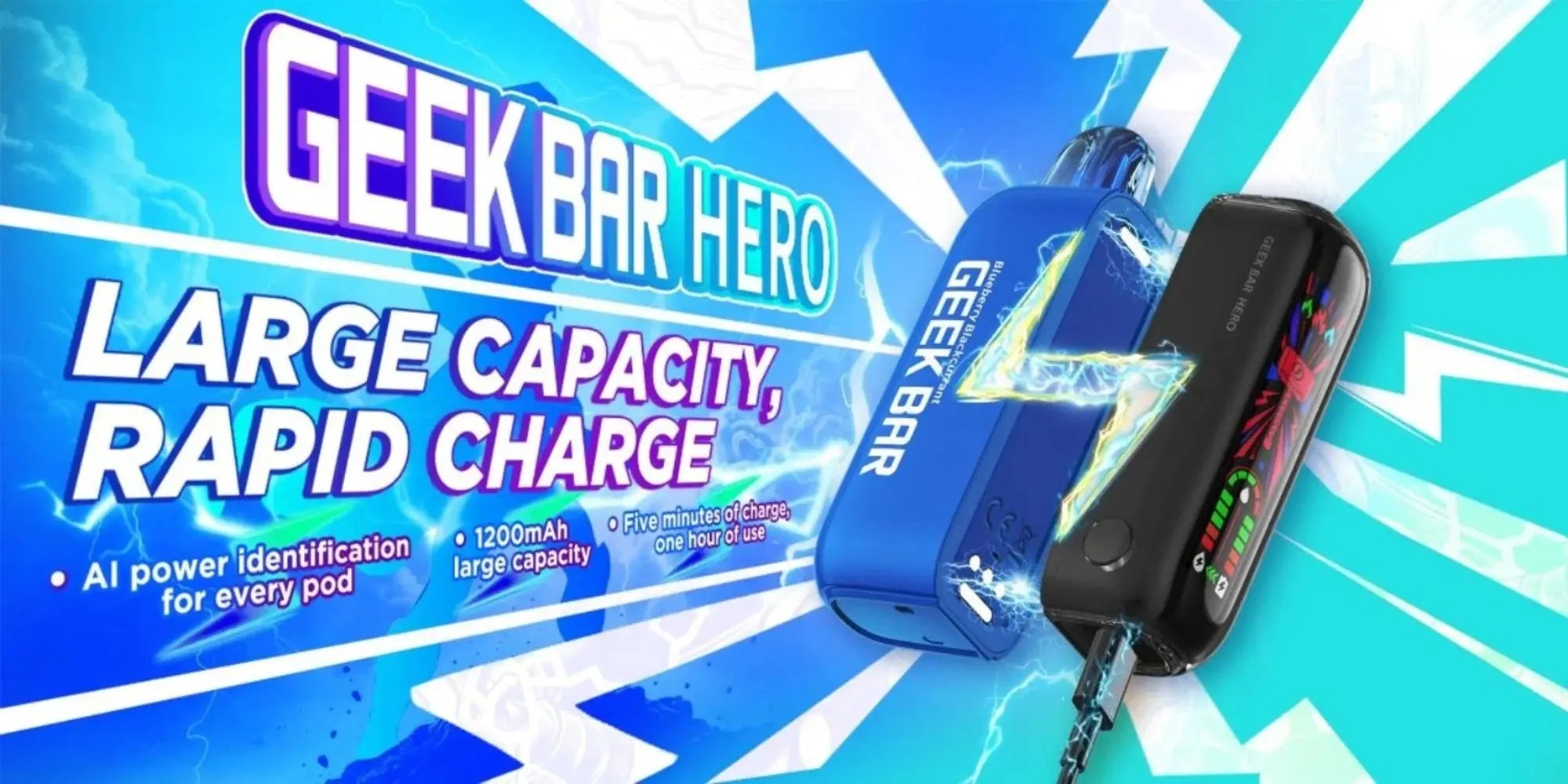 Geek Bar Hero Flavors Geek Bar Hero 20K Disposable Vape