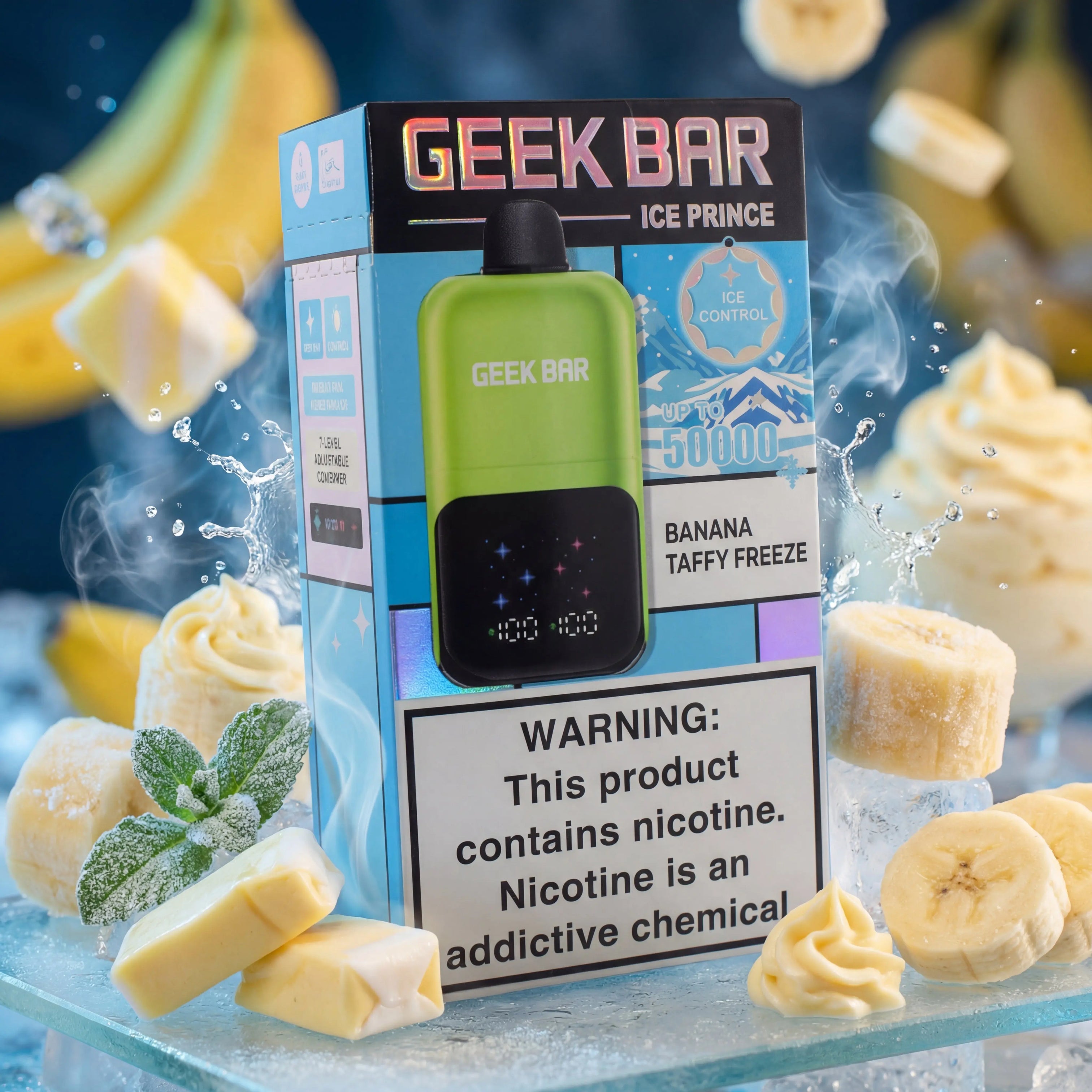 elf bar vape uk Geek Bar Banana Taffy Freeze 25k main image 0