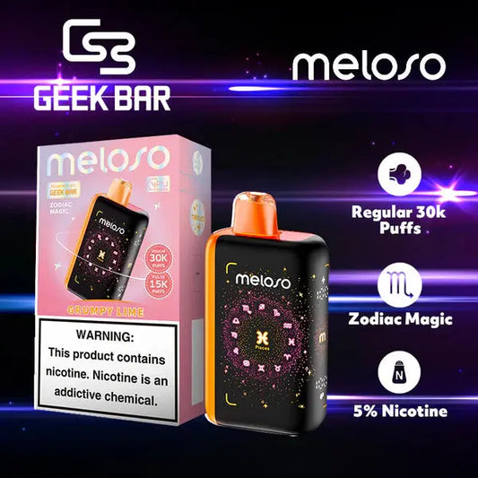 Geek Bar Meloso 30K - Grumpy Lime (Pisces)