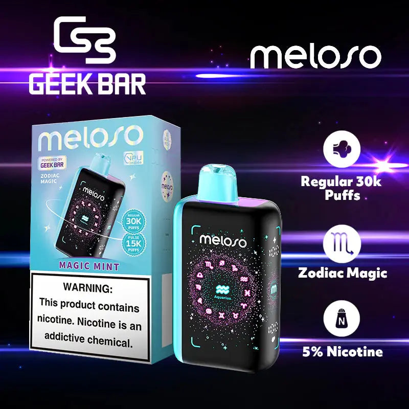 Geek Bar Meloso 30K - Magic Mint (Aquarius)