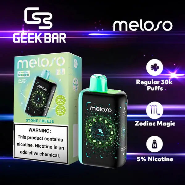 Geek Bar Meloso 30K - Stone Freeze (Scorpio)