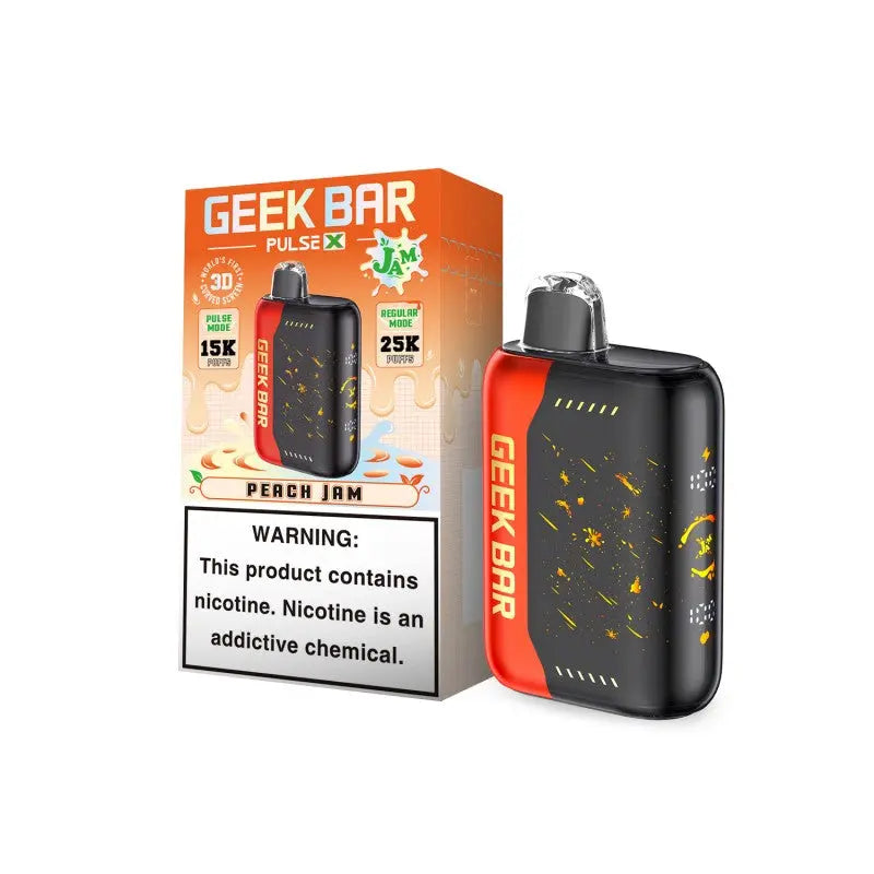 Geek Bar Pulse Shop Geek Bar Pulse X 25K: 25,000 Puffs & 3D Curved Screen  Black