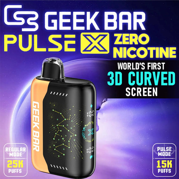 Geek Bar Pulse X 25K ZERO NICOTINE 0% Disposable Geek Bar Pulse X 25K ZERO NICOTINE 0% Disposable
