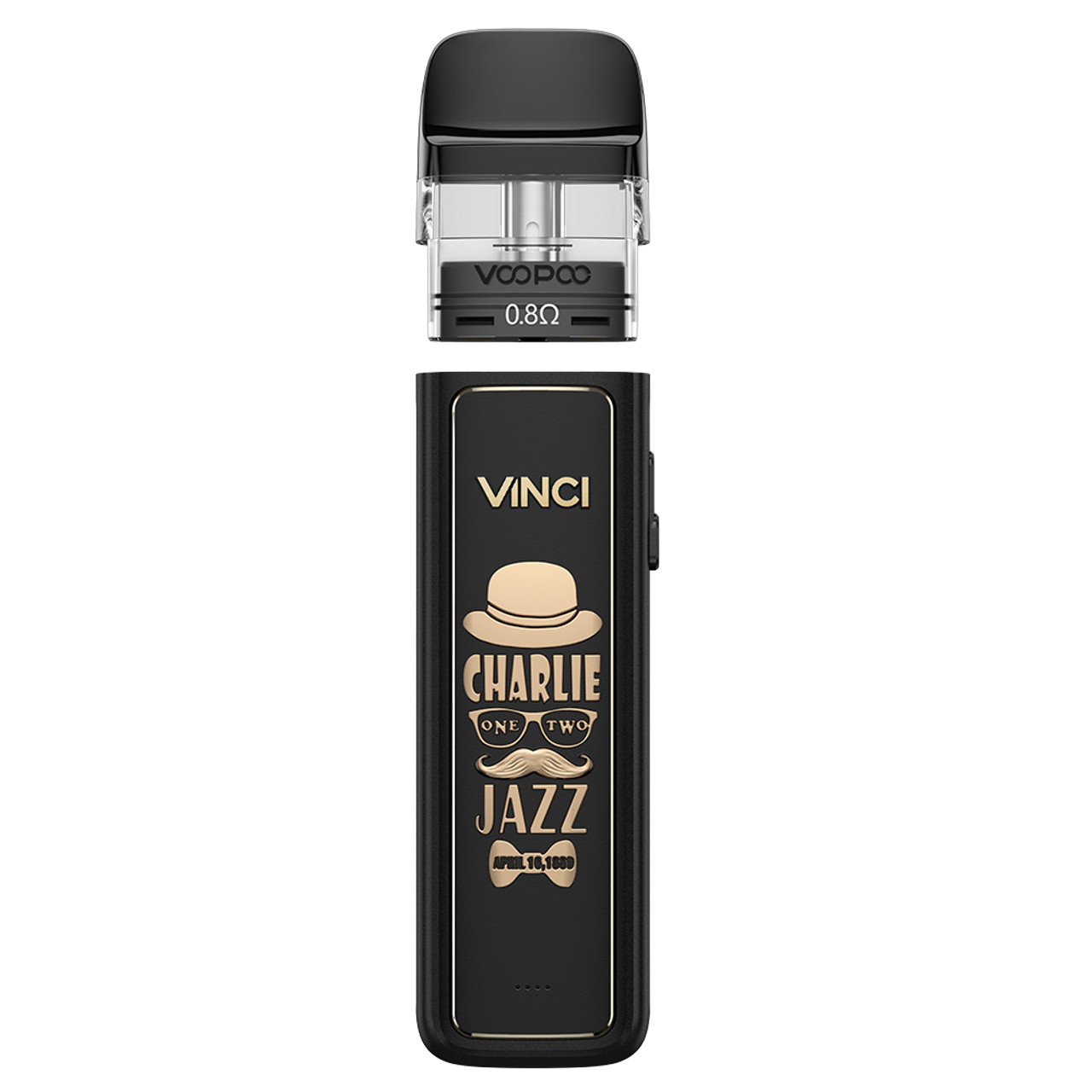 VooPoo Vinci Royal Edition 15W 800mAh Pod System With 2 x Refillable 2ML Cartridge Pod Gold Jazz