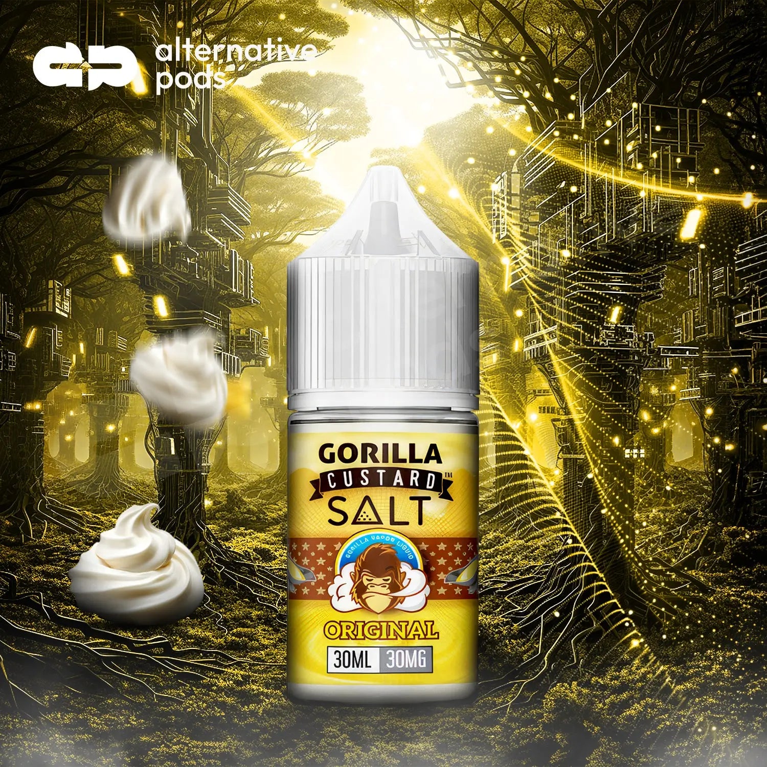 Gorilla Custard Salt Nicotine Salt E-Liquid 30ML - Alternative pods | Online Vape & Smoke Shop