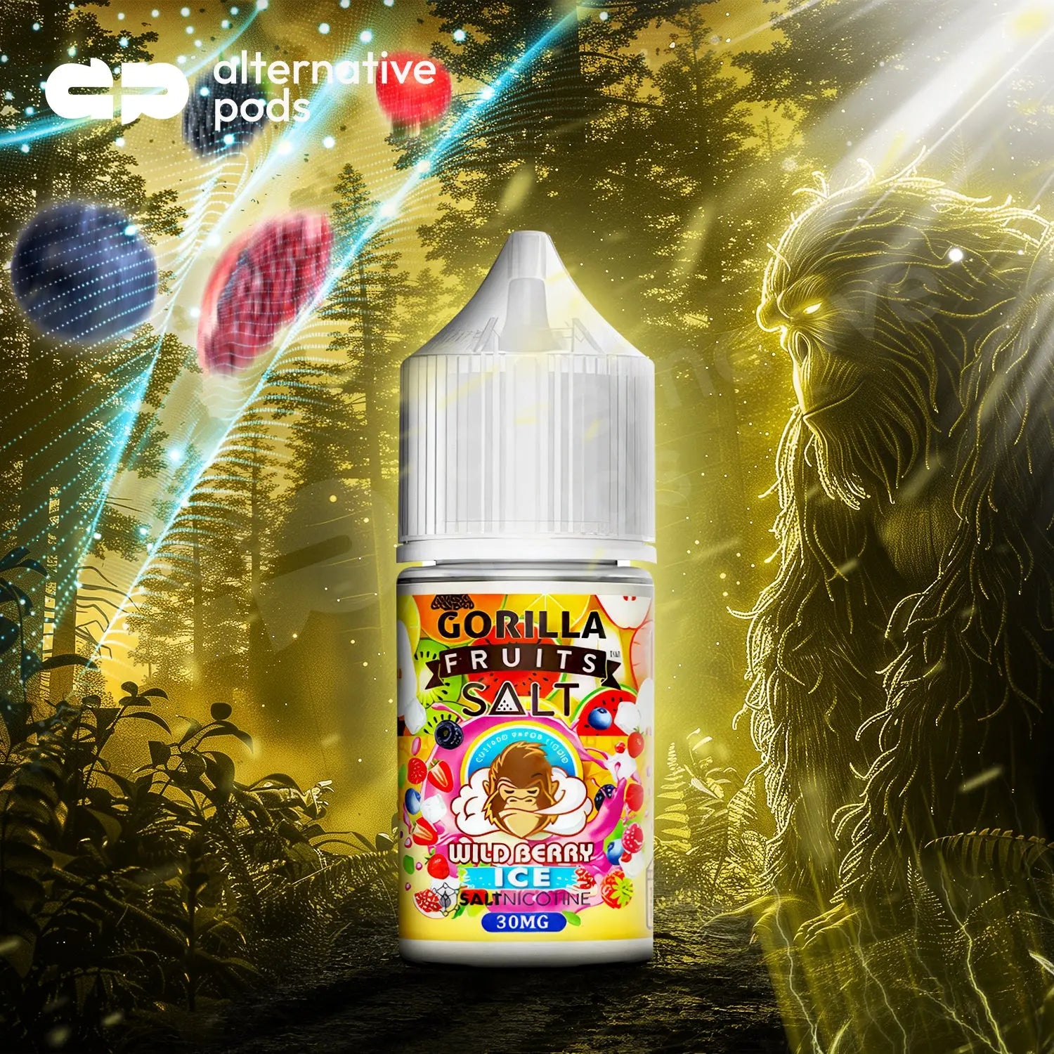 Gorilla Fruits Salt Nicotine Salt E-Liquid 30ML - Alternative pods | Online Vape & Smoke Shop