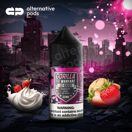 Gorilla Warfare SAWED-OFF Salt Nicotine E-Liquid 30ML - Alternative pods | Online Vape & Smoke Shop