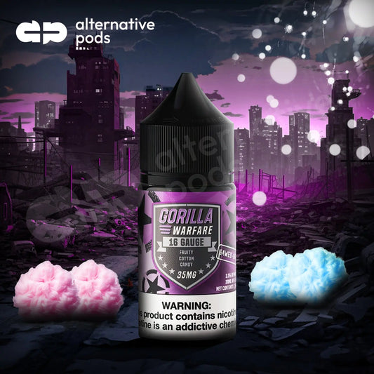Gorilla Warfare SAWED-OFF Salt Nicotine E-Liquid 30ML - Alternative pods | Online Vape & Smoke Shop