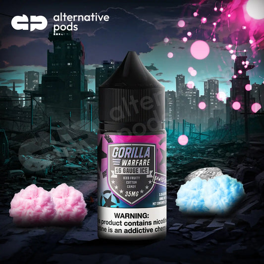 Gorilla Warfare SAWED-OFF Salt Nicotine E-Liquid 30ML - Alternative pods | Online Vape & Smoke Shop