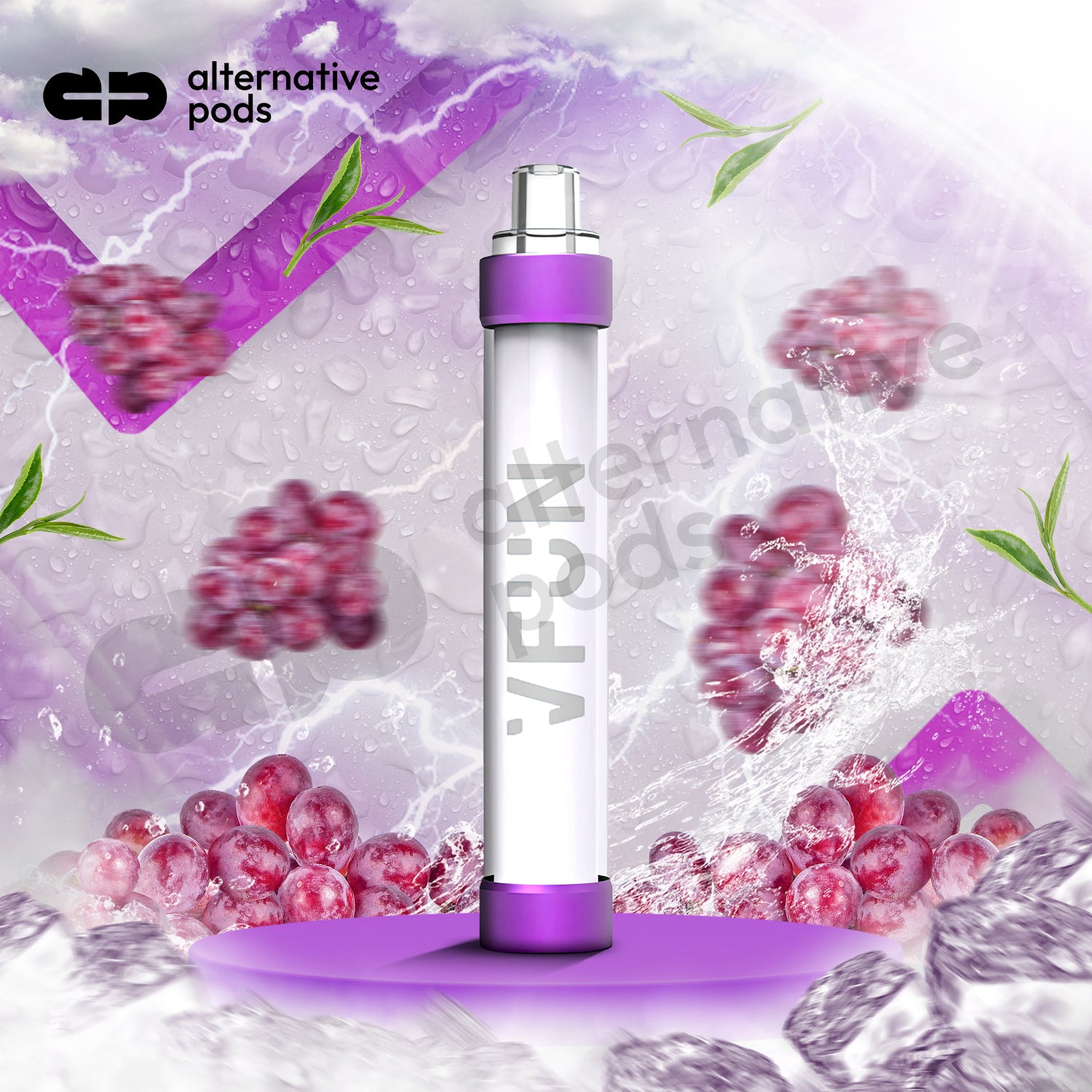 VFUN Disposable Vape - Grape Ice