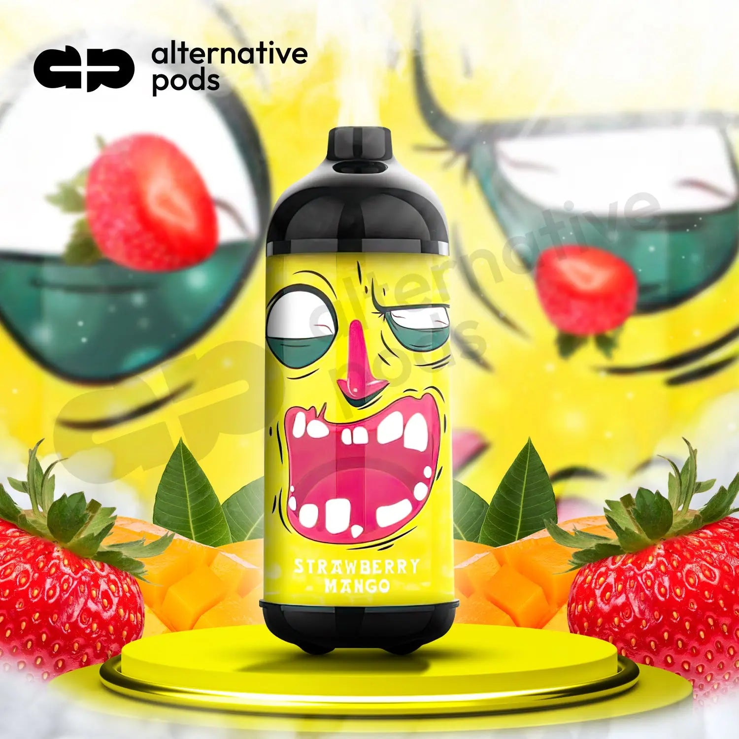 Guii Labs 4000 Puffs Disposable Vape 5% - Strawberry Mango 