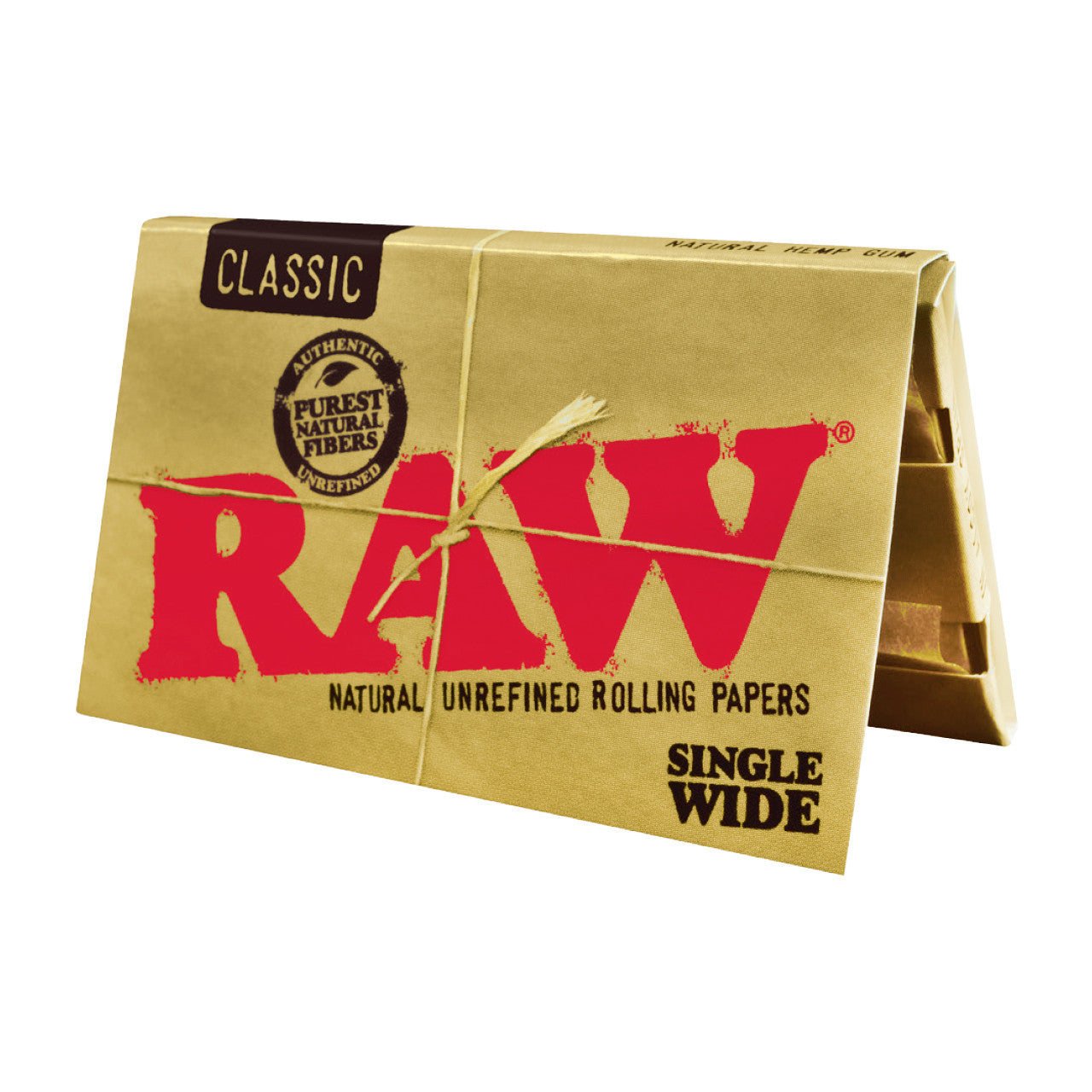 RAW Classic Rolling Papers Single Wide (Single Feed) 50ct