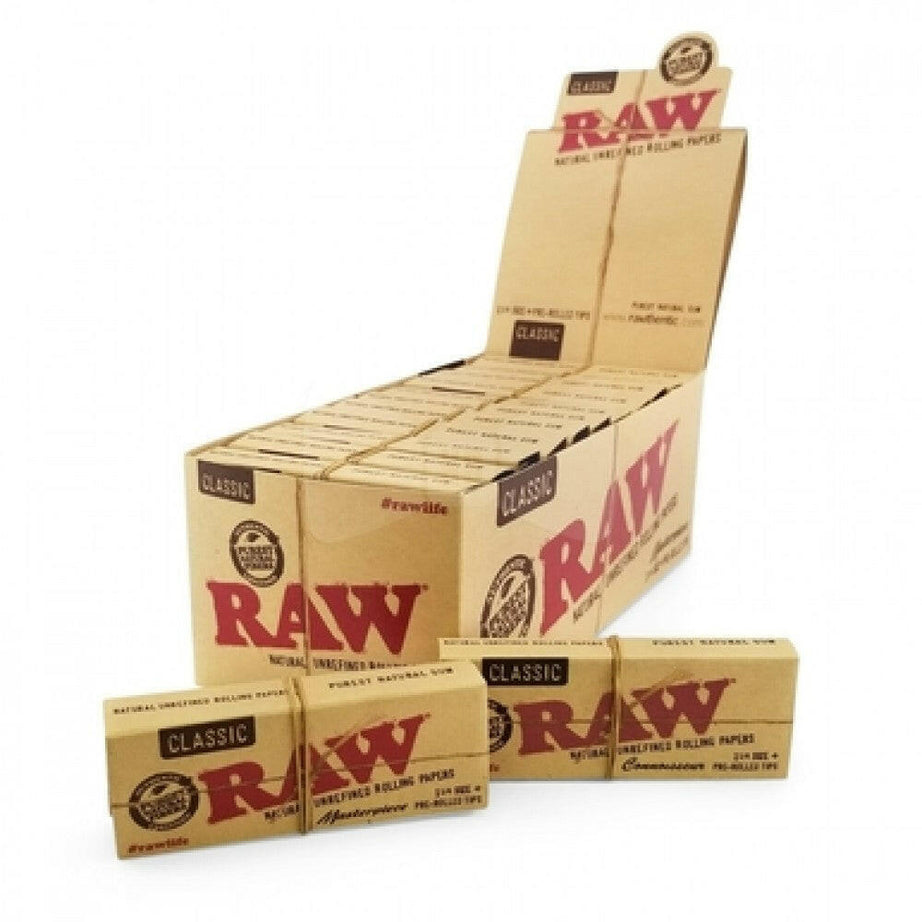 RAW Masterpiece Classic With Pre - Rolled Tips