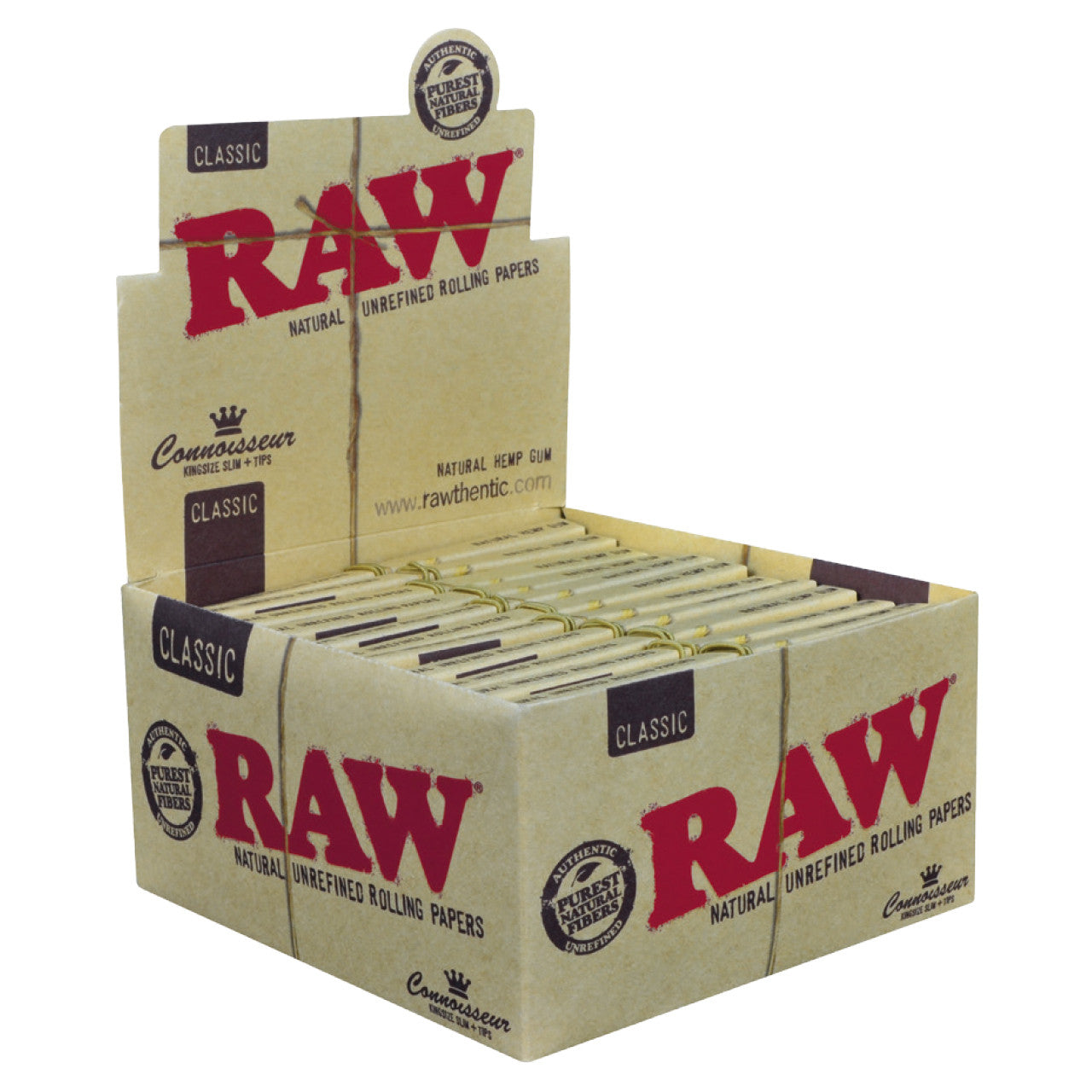 RAW Connoisseur King Size Rolling Papers w/Tips (32ct)