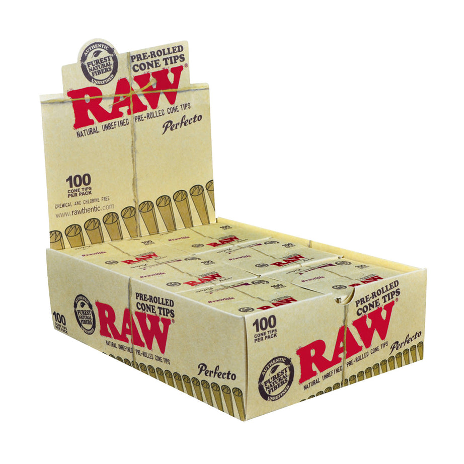 RAW Pre-Rolled Tips Perfecto Cone (100ct)
