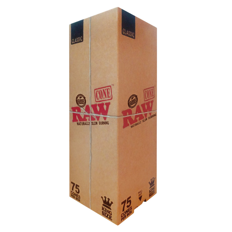 RAW Classic Pre-Rolled Cone King Size - Box of 75