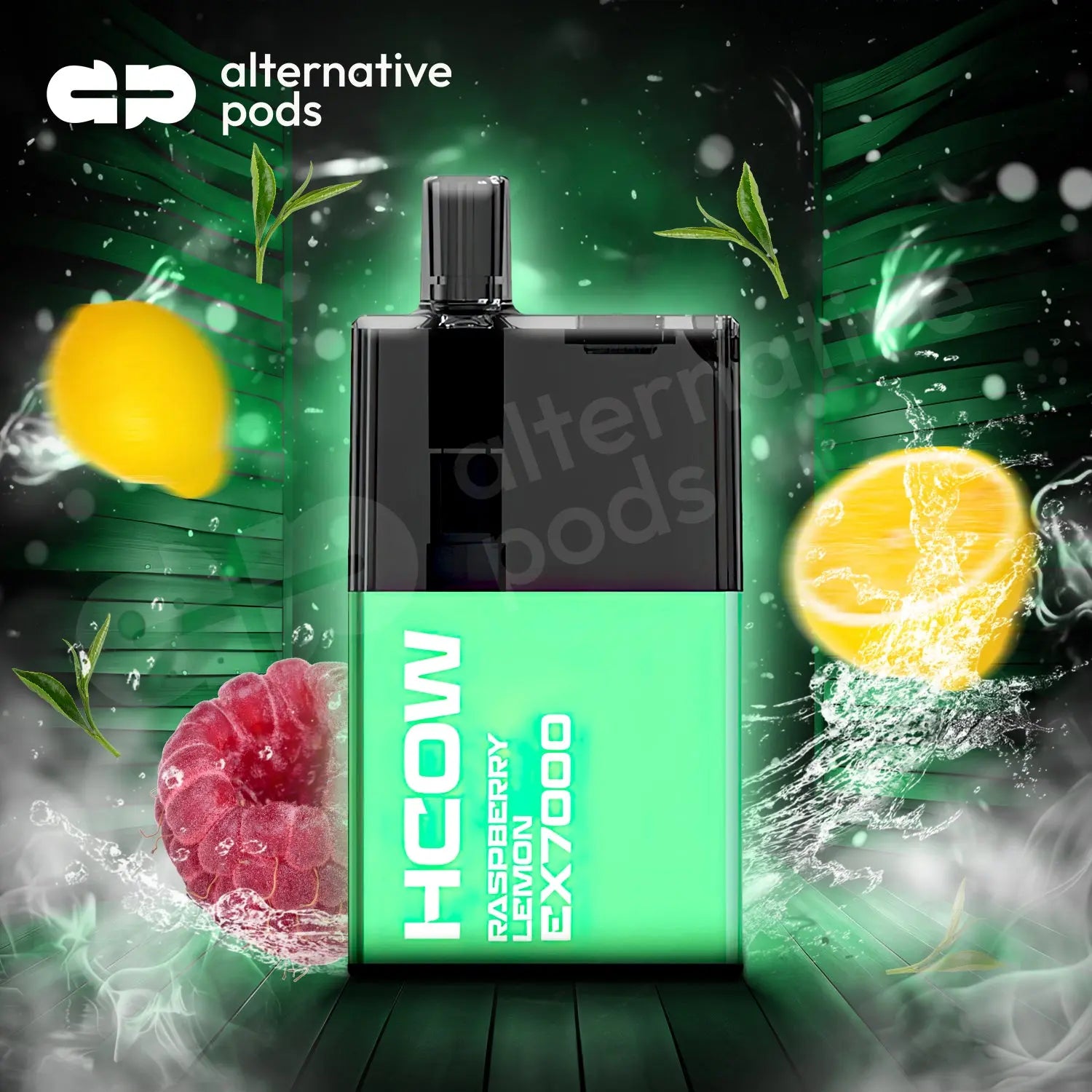 HCOW EX7000 Puffs Disposable Vape - Raspberry Lemon 