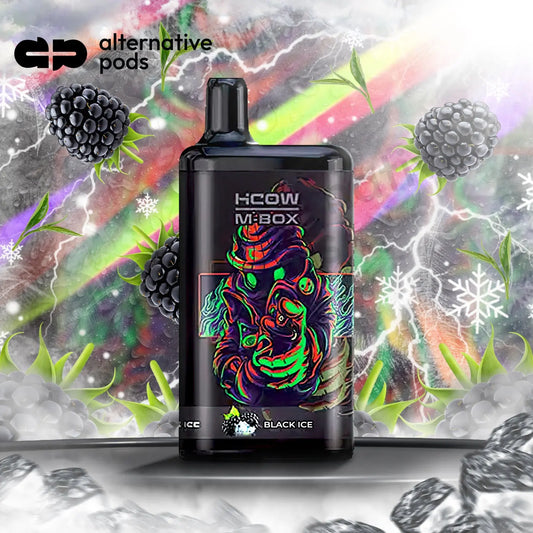 HCOW M-Box 6000 Puffs Disposable Vape - Black Ice 