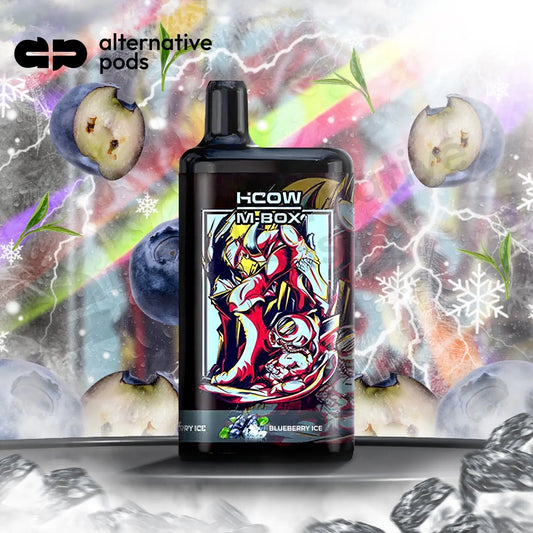 HCOW M-Box 6000 Puffs Disposable Vape - Blueberry Ice 