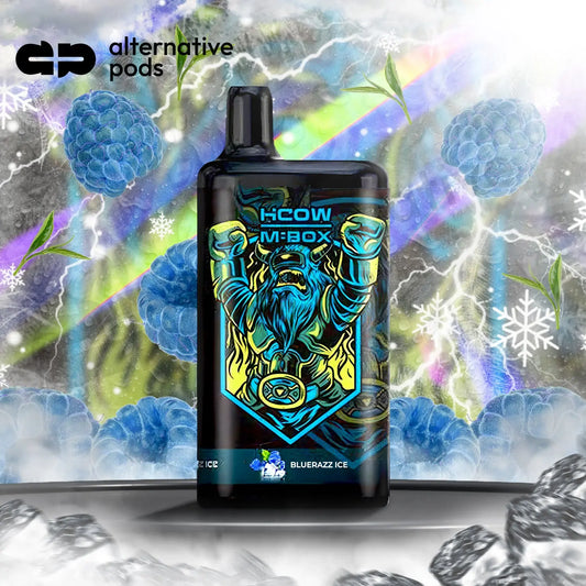 HCOW M-Box 6000 Puffs Disposable Vape - Bluerazz Ice 