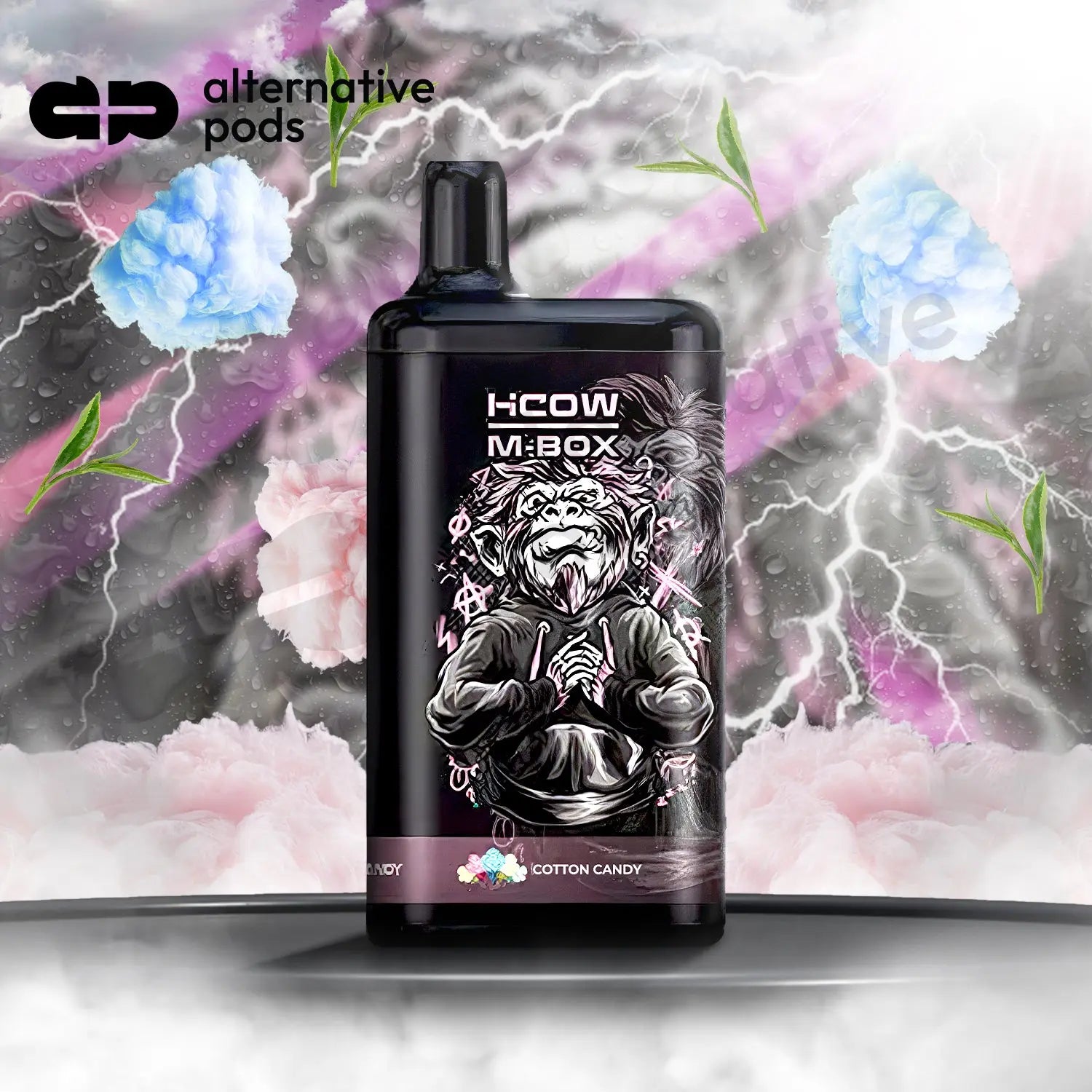HCOW M-Box 6000 Puffs Disposable Vape - Cotton Candy 